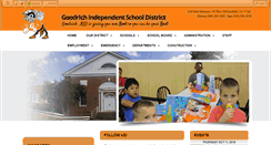Desktop Screenshot of goodrichisd.net
